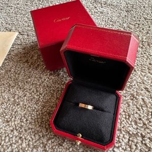 Cartier love wedding band
